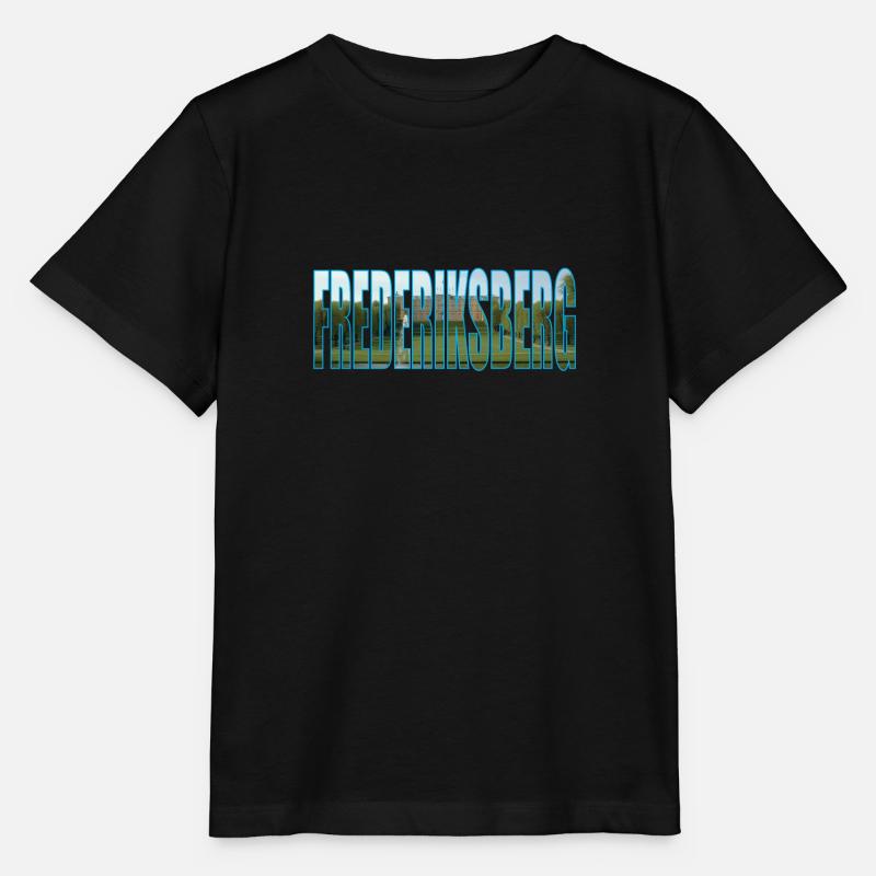 FREDERIKSBERG DANEMARK - T-shirt bio MINI CREATOR Stanley/Stella Enfant - noir
