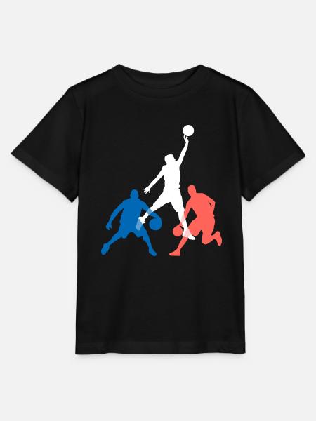 Basketball Basketball Player Supporter - Stanley/Stella MINI CREATOR Kids’ T-Shirt - black