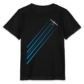 Glider with water glider glider - Stanley/Stella MINI CREATOR Kids’ T-Shirt - black - Front - Mikhail (115cm)