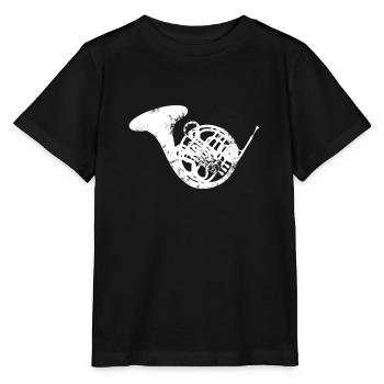 Instrument de musique de cor Musicien Musicien - T-shirt bio MINI CREATOR Stanley/Stella Enfant - noir - Devant - Mikhail (115cm)