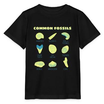 Fossils Collection Gift Chasseurs de fossiles - T-shirt bio MINI CREATOR Stanley/Stella Enfant - noir - Devant - Mikhail (115cm)