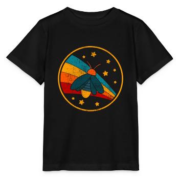 lucioles d’été pour l’entomologiste - T-shirt bio MINI CREATOR Stanley/Stella Enfant - noir - Devant - Mikhail (115cm)