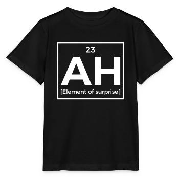 De surprise - Tableau périodique - T-shirt bio MINI CREATOR Stanley/Stella Enfant - noir - Devant - Mikhail (115cm)