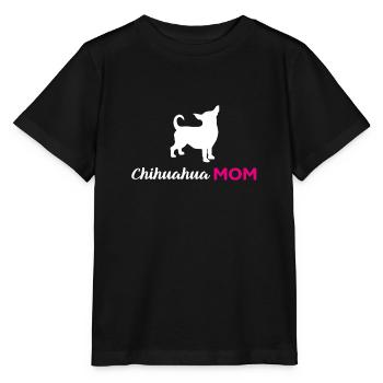 Chihuahua Chihuahuas Mama Mutter Geschenk Hund Mom - Stanley/Stella Kinder T-Shirt MINI CREATOR  - Schwarz - Vorne - Mikhail (115cm)