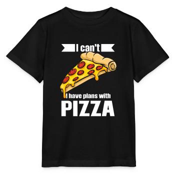 Pizza Pizzas Amateurs de pizza cadeau - T-shirt bio MINI CREATOR Stanley/Stella Enfant - noir - Devant - Mikhail (115cm)