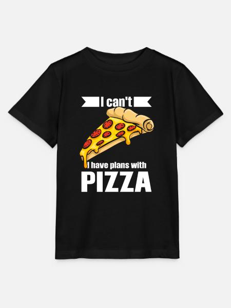 Pizza Pizzas Pizza Lovers Gift - Stanley/Stella MINI CREATOR Kids’ T-Shirt - black
