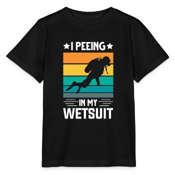 Diver Diving Gift - Stanley/Stella MINI CREATOR Kids’ T-Shirt - black - Front - Mikhail (115cm)
