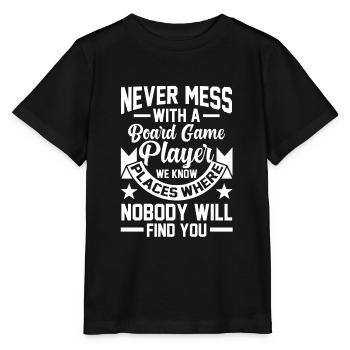 Jeu de société Jeux de société Cadeaux - T-shirt bio MINI CREATOR Stanley/Stella Enfant - noir - Devant - Mikhail (115cm)