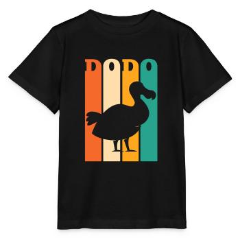 Dodo Dodo Tierfreund Geschenk - Stanley/Stella Kinder T-Shirt MINI CREATOR  - Schwarz - Vorne - Mikhail (115cm)