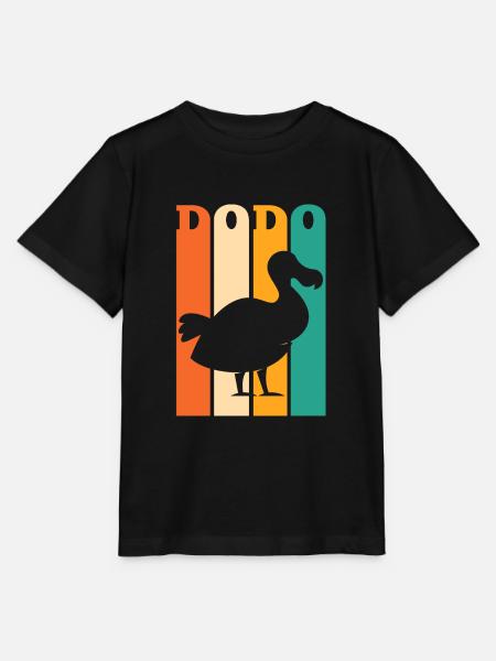 Dodo Dodo Tierfreund Geschenk - Stanley/Stella Kinder T-Shirt MINI CREATOR - Schwarz