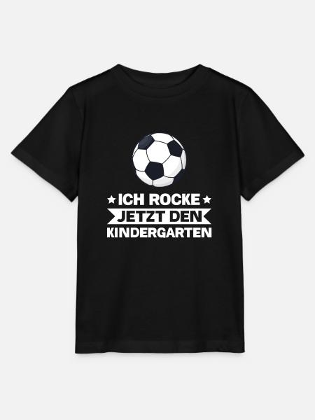 Kindergartenkind Einhorn Kindergarten-Anfang - Stanley/Stella Kinder T-Shirt MINI CREATOR  - Schwarz