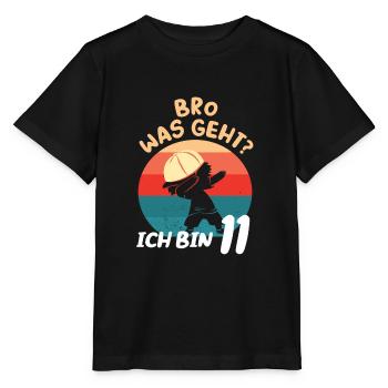 11. Geburtstag 11 Jahre Hip-Hop Geschenk - Stanley/Stella Kinder T-Shirt MINI CREATOR  - Schwarz - Vorne - Mikhail (115cm)
