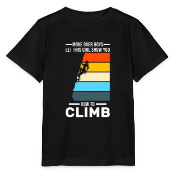 Climbing Girl Climbing Girl Cadeau - T-shirt bio MINI CREATOR Stanley/Stella Enfant - noir - Devant - Mikhail (115cm)