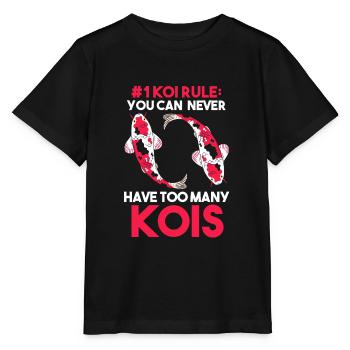Kois Koi Koi Fish Gift - Stanley/Stella MINI CREATOR Kids’ T-Shirt - black - Front - Mikhail (115cm)