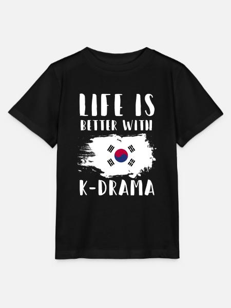 K-Drama K-Drama Koreanisches Geschenk - Stanley/Stella Kinder T-Shirt MINI CREATOR  - Schwarz