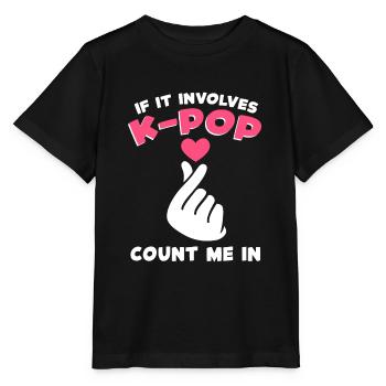 K-Pop K-Pop Geschenk - Stanley/Stella Kinder T-Shirt MINI CREATOR  - Schwarz - Vorne - Mikhail (115cm)