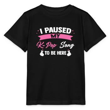 K-Pop K-Pop Korean Geschenk - Stanley/Stella Kinder T-Shirt MINI CREATOR  - Schwarz - Vorne - Mikhail (115cm)