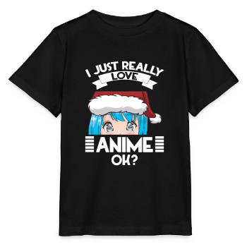 Dessin animé Japonais Caricature - T-shirt bio MINI CREATOR Stanley/Stella Enfant - noir - Devant - Mikhail (115cm)
