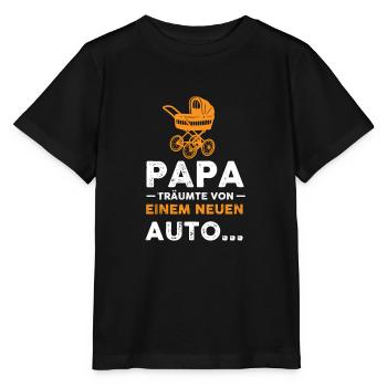 Papa Werdender Papa Vater Geschenk - Stanley/Stella Kinder T-Shirt MINI CREATOR  - Schwarz - Vorne - Mikhail (115cm)