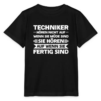 Techniker Technik Ingenieur Geschenk - Stanley/Stella Kinder T-Shirt MINI CREATOR  - Schwarz - Vorne - Mikhail (115cm)