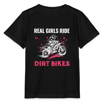 Bike Motorcycle Motorcycle Motorcycle Gift - Stanley/Stella MINI CREATOR Kids’ T-Shirt - black - Front - Mikhail (115cm)