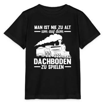 Modelleisenbahn Modelleisenbahn Modellbau Geschenk - Stanley/Stella Kinder T-Shirt MINI CREATOR  - Schwarz - Vorne - Mikhail (115cm)