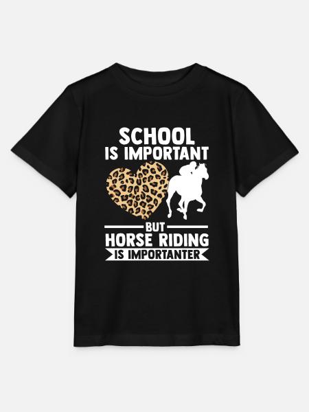 Reitpferde Geschenk - Stanley/Stella Kinder T-Shirt MINI CREATOR - Schwarz