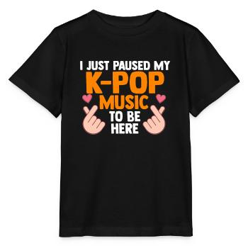 K-Pop K-Pop Geschenk - Stanley/Stella Kinder T-Shirt MINI CREATOR  - Schwarz - Vorne - Mikhail (115cm)