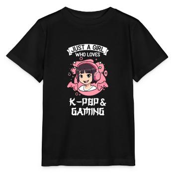 K-Pop-K-Pop-Merch K-Pop-Waren Geschenk - Stanley/Stella Kinder T-Shirt MINI CREATOR  - Schwarz - Vorne - Mikhail (115cm)