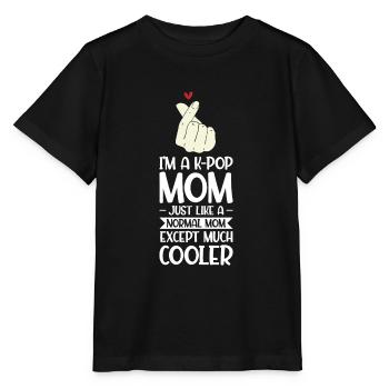 K-Pop Mom K-Pop Mom Geschenk - Stanley/Stella Kinder T-Shirt MINI CREATOR  - Schwarz - Vorne - Mikhail (115cm)