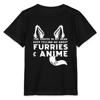 pelzig & anime pelzig Anime Geschenk - Stanley/Stella Kinder T-Shirt MINI CREATOR  - Schwarz - Vorne - Mikhail (115cm)