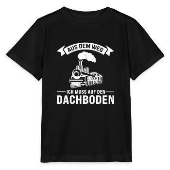Modelleisenbahn Modelleisenbahn Modellbauer - Stanley/Stella Kinder T-Shirt MINI CREATOR  - Schwarz - Vorne - Mikhail (115cm)