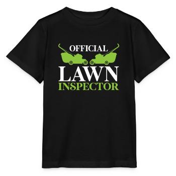 Lawn Mower Lawn Mowing Gift - Stanley/Stella MINI CREATOR Kids’ T-Shirt - black - Front - Mikhail (115cm)