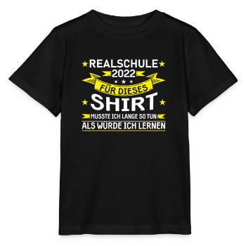 Realschule 2022 Schulabschluss Realschulabschluss - Stanley/Stella Kinder T-Shirt MINI CREATOR  - Schwarz - Vorne - Mikhail (115cm)
