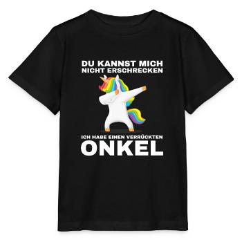 Nichte Onkel Nichten Geschenk - Stanley/Stella Kinder T-Shirt MINI CREATOR  - Schwarz - Vorne - Mikhail (115cm)