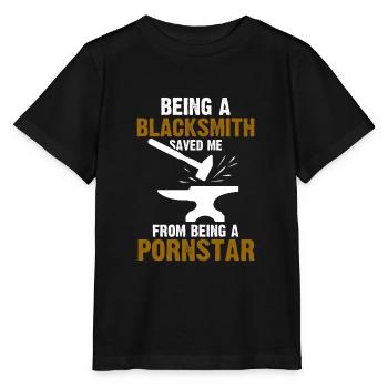 Forgeron Cadeau forgeron - T-shirt bio MINI CREATOR Stanley/Stella Enfant - noir - Devant - Mikhail (115cm)