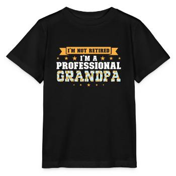 Grand-père Grand-père Grand-père Cadeau - T-shirt bio MINI CREATOR Stanley/Stella Enfant - noir - Devant - Mikhail (115cm)