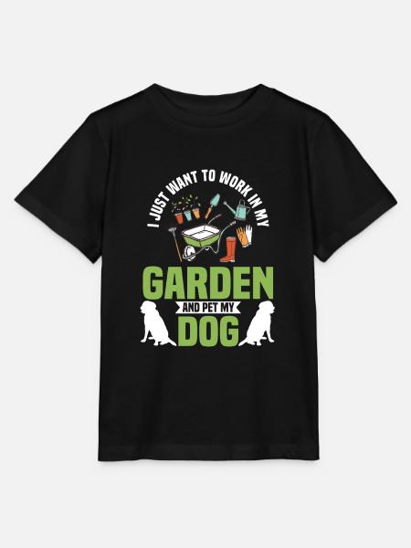 Pflanzen, Gartenarbeit, Pflanzen - Stanley/Stella Kinder T-Shirt MINI CREATOR - Schwarz