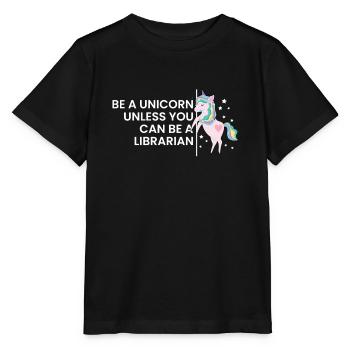Library Librarian Libraries Gift - Stanley/Stella MINI CREATOR Kids’ T-Shirt - black - Front - Mikhail (115cm)