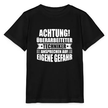 Techniker Ingenieur Technik Geschenk - Stanley/Stella Kinder T-Shirt MINI CREATOR  - Schwarz - Vorne - Mikhail (115cm)
