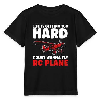 RC Avion Avion Avion Cadeau - T-shirt bio MINI CREATOR Stanley/Stella Enfant - noir - Devant - Mikhail (115cm)
