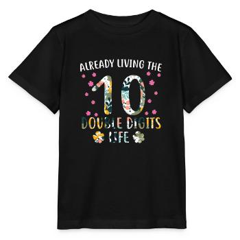 10. Geburtstag 10 Jahre Mädchen Geburtstag - Stanley/Stella Kinder T-Shirt MINI CREATOR  - Schwarz - Vorne - Mikhail (115cm)