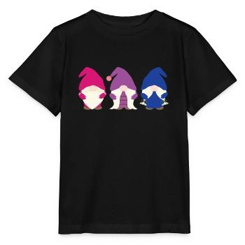 Gnome bisexuel Gnome Bisexuel Gnome Cadeau - T-shirt bio MINI CREATOR Stanley/Stella Enfant - noir - Devant - Mikhail (115cm)
