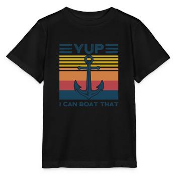 Kapitän Kapitäne Bootfahren Geschenk - Stanley/Stella Kinder T-Shirt MINI CREATOR  - Schwarz - Vorne - Mikhail (115cm)