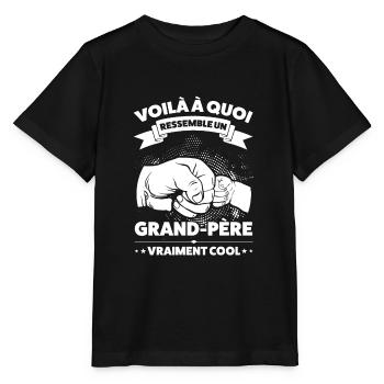 Papi Papi Famille Geschenk - Stanley/Stella Kinder T-Shirt MINI CREATOR  - Schwarz - Vorne - Mikhail (115cm)