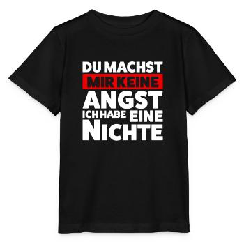 Onkel Nichte Nichten Geschenk - Stanley/Stella Kinder T-Shirt MINI CREATOR  - Schwarz - Vorne - Mikhail (115cm)