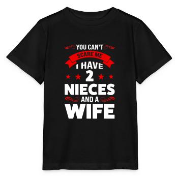 Oncle 2 Nièces Oncle 2 Nièces Cadeau - T-shirt bio MINI CREATOR Stanley/Stella Enfant - noir - Devant - Mikhail (115cm)