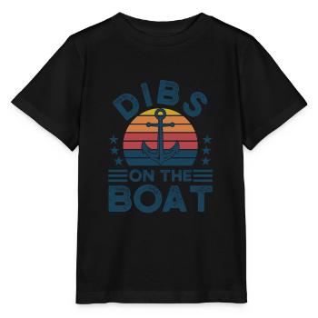 Kapitän Kapitäne Bootfahren Geschenk - Stanley/Stella Kinder T-Shirt MINI CREATOR  - Schwarz - Vorne - Mikhail (115cm)
