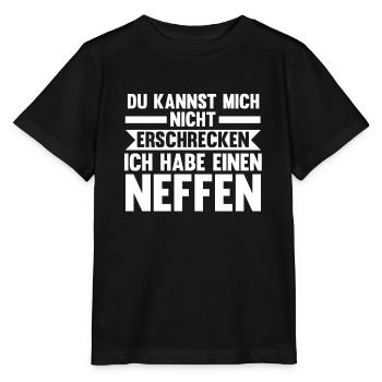 Onkel Neffe Neffen Geschenk - Stanley/Stella Kinder T-Shirt MINI CREATOR  - Schwarz - Vorne - Mikhail (115cm)