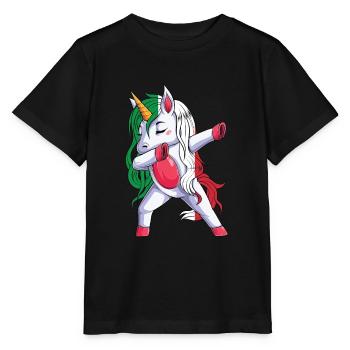 Drapeau Unicron Drapeau italien Italien - T-shirt bio MINI CREATOR Stanley/Stella Enfant - noir - Devant - Mikhail (115cm)